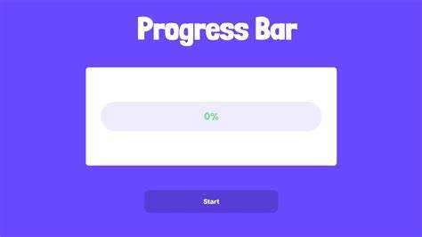 Как обновить значение прогресс бара с использованием JavaScript