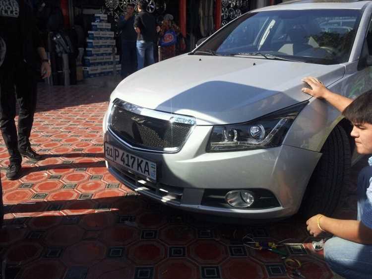 Подготовка автомобиля к снятию номеров