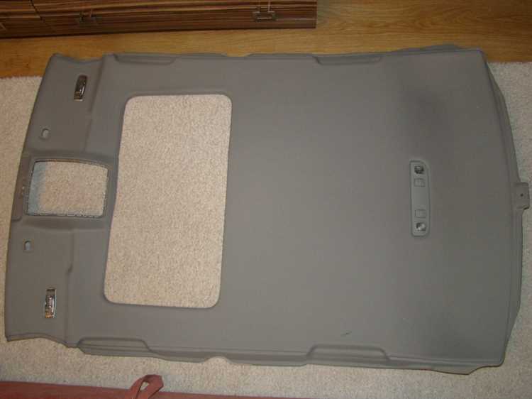 Задняя часть потолка