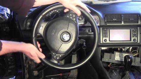 Как снять руль bmw e39