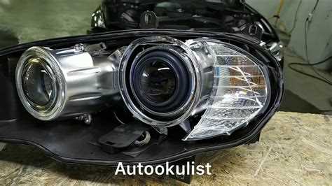 Как снять стекло с фары bmw e70