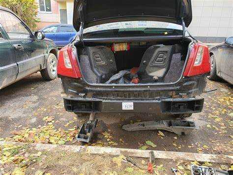 Проверка повреждений при снятии бампера