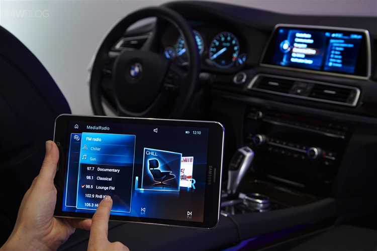 Обработка пользовательских команд в интерфейсе iDrive через touch command