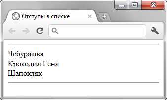 Решение проблемы с отступом при использовании фреймов