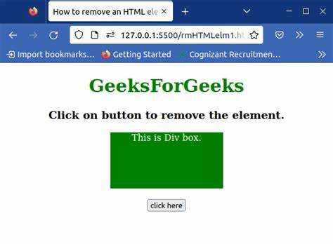 Как удалить html элемент в js