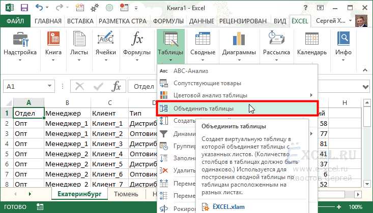 Использование оператора CONCAT_WS для добавления разделителей между столбцами