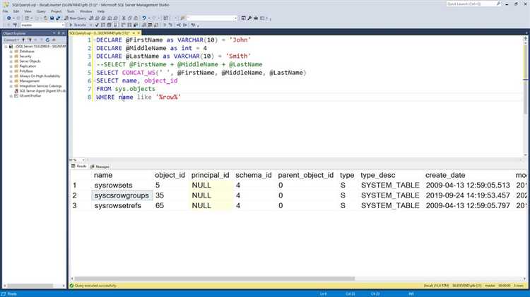 Применение TOP для ограничения строк в MS SQL Server