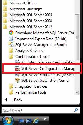 Как запустить sql server configuration manager