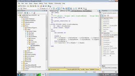 Как запустить триггер sql