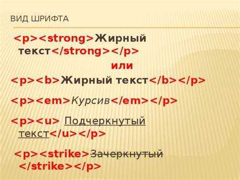 Как работает тег <strong> для выделения важного текста