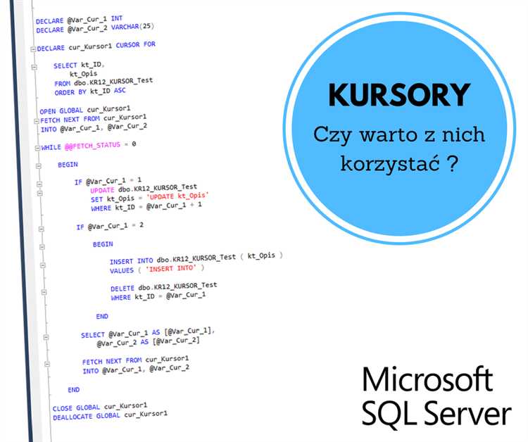 Риски и ограничения при работе с курсорами в SQL