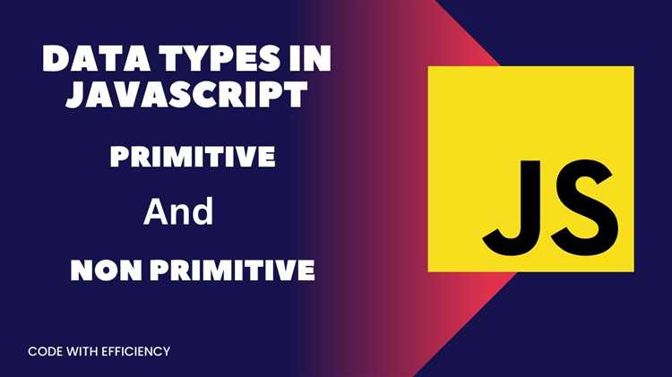 Что является примитивными типами данных в javascript