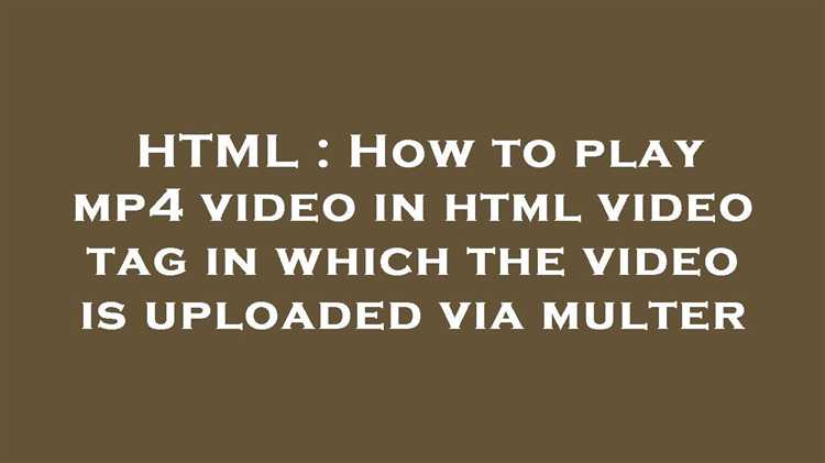 Как html перевести в mp4