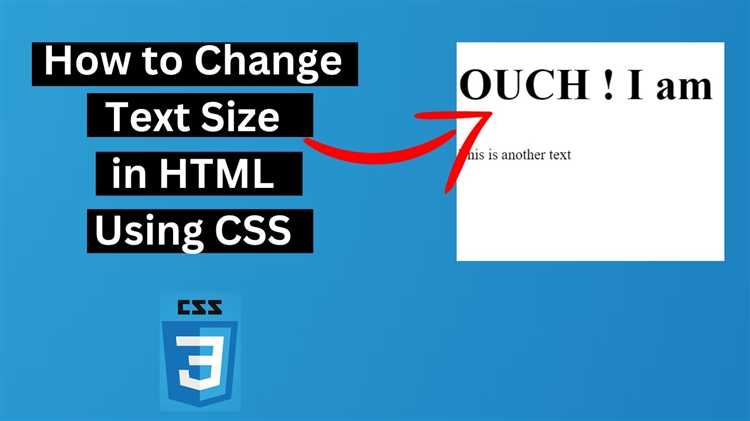 Как изменять размер шрифта с помощью свойств CSS