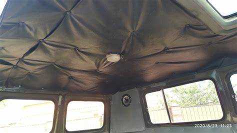 Выбор и раскрой потолочного материала по размерам УАЗ Буханка