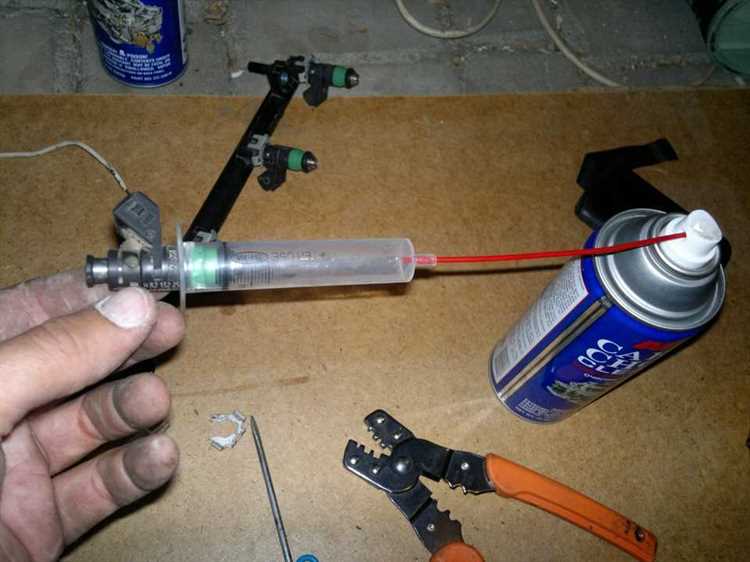 Применение промывочной жидкости без снятия форсунок