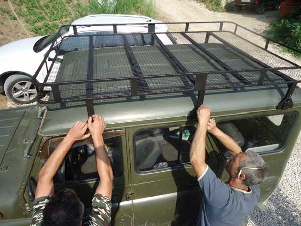 Выбор материалов для крепления бака УАЗ Хантер