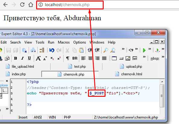 Отладка и тестирование POST запросов в PHP