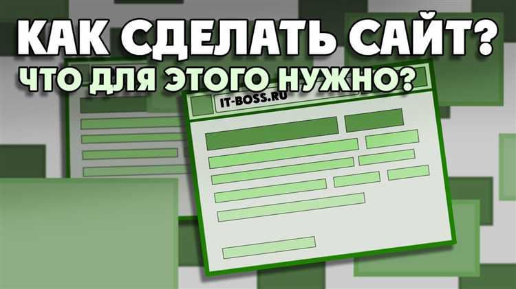 Создание структуры сайта с использованием HTML и CSS