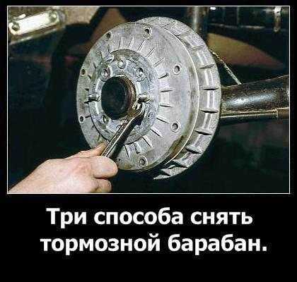 Необходимые инструменты для снятия тормозного барабана
