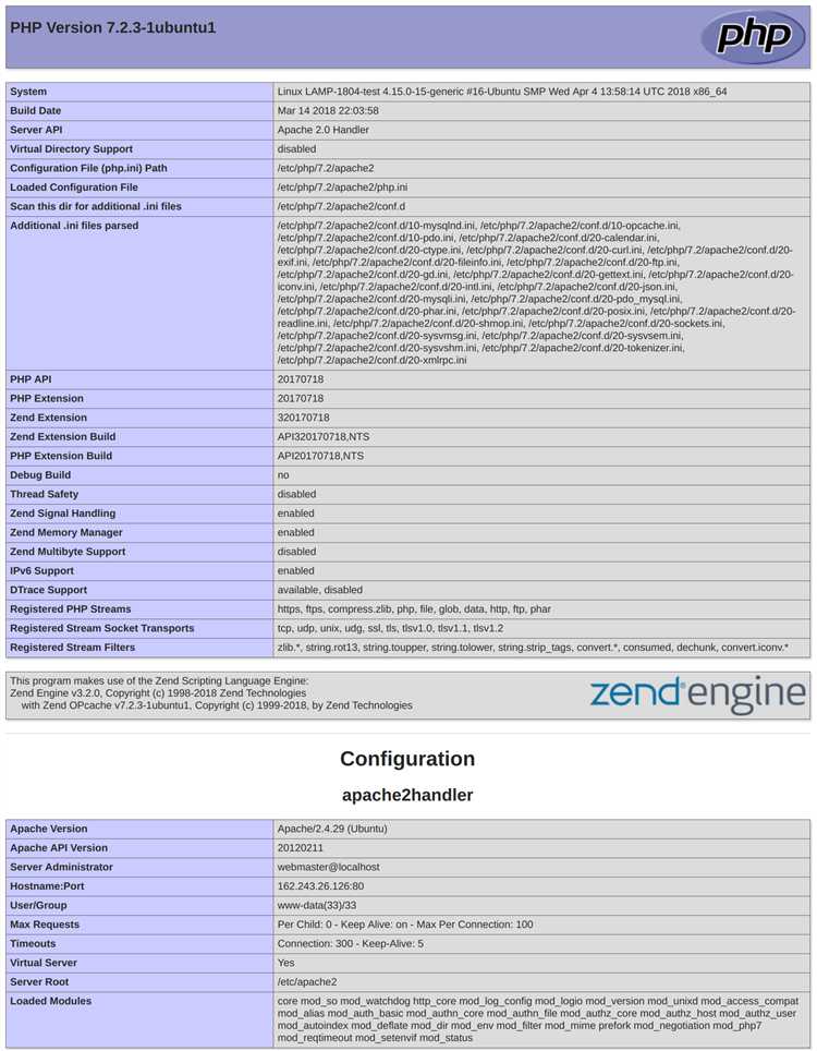 Как проверить версию PHP после установки