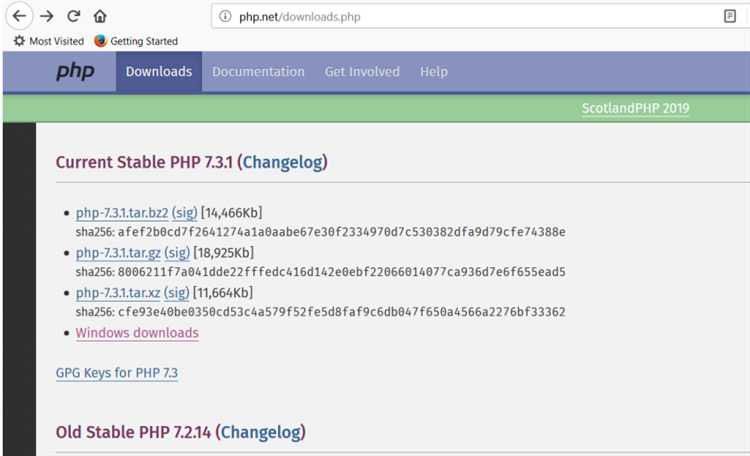 Установка и настройка Apache для работы с PHP