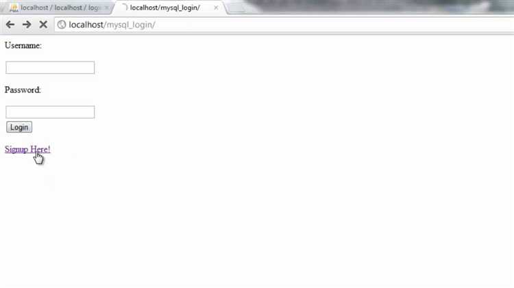 Использование phpMyAdmin для получения информации о логине и пароле