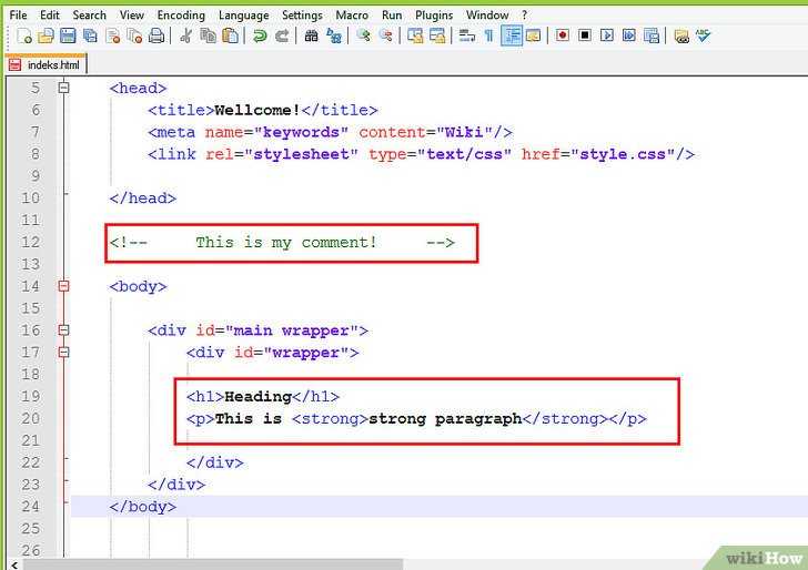 Создание структуры проекта с HTML-файлом