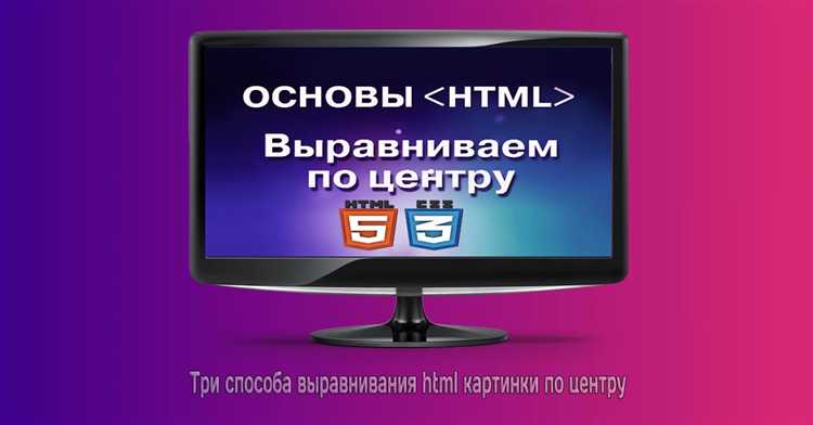 Как в html вставить картинку по центру