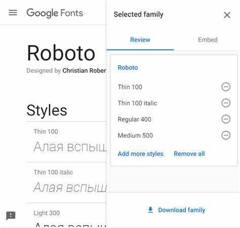 Как в html заменить google шрифт