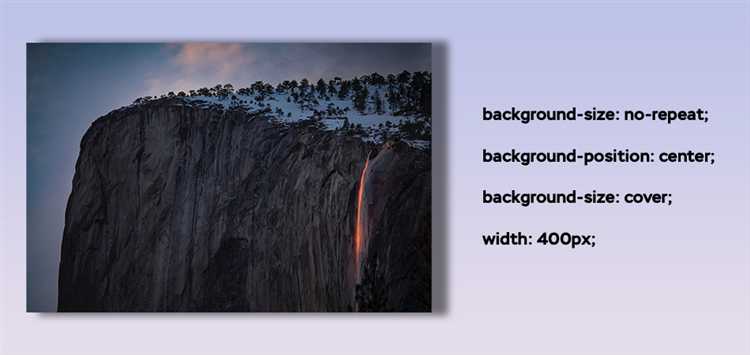 Использование CSS свойства background-image