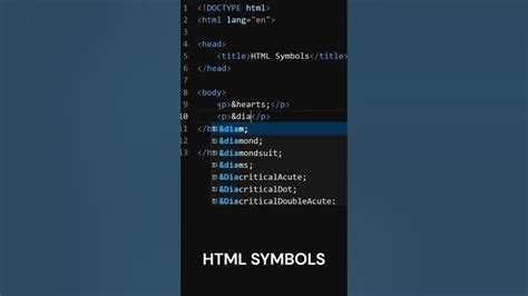 Как вставить символы в html