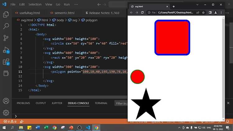 Использование тега <object> для встраивания SVG