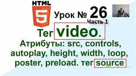 Выбор формата видео для вставки в HTML