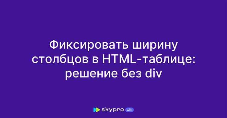 Как установить фиксированную ширину через CSS
