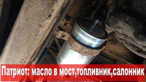 Минеральное или синтетическое масло для мостов УАЗ Патриот?