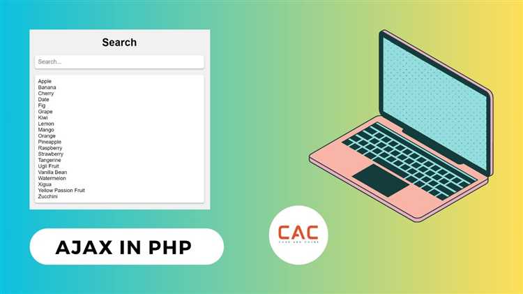 Обработка данных на стороне PHP и отправка ответа обратно в Ajax