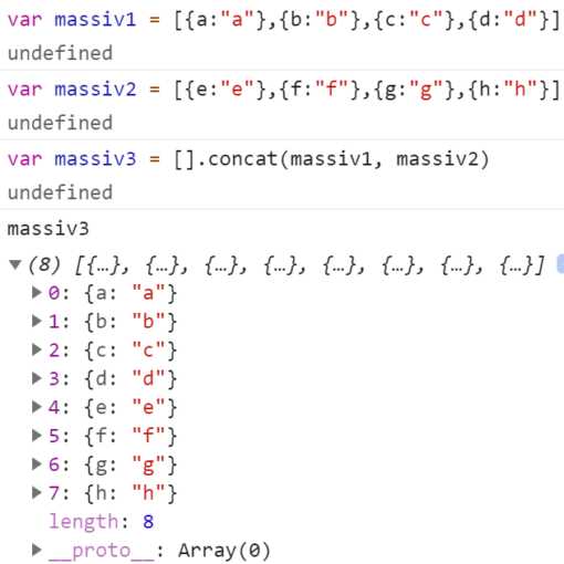 Метод toString() для быстрого преобразования массива