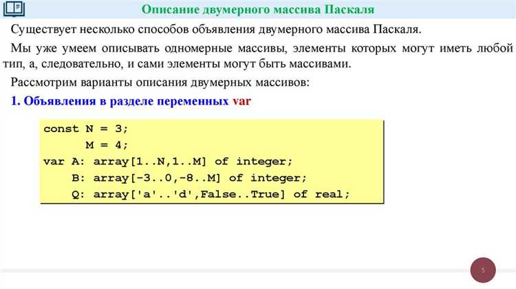 Особенности использования
