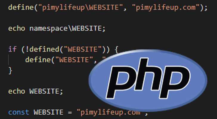 Как задать тип данных для константы в PHP