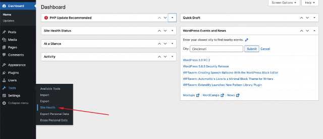 Как настроить версию PHP для разных сайтов на одной платформе Webasyst