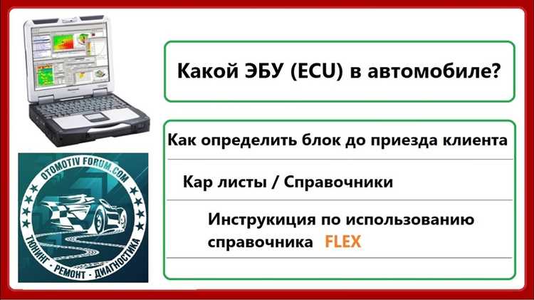 Использование диагностического сканера для идентификации ЭБУ