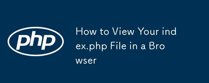 Как подготовить сервер для работы с PHP файлами
