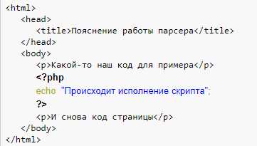 Как вставить PHP код в HTML-файл с расширением.php