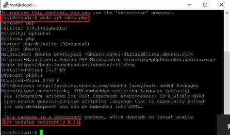 Очистка зависимостей и конфигурационных файлов PHP