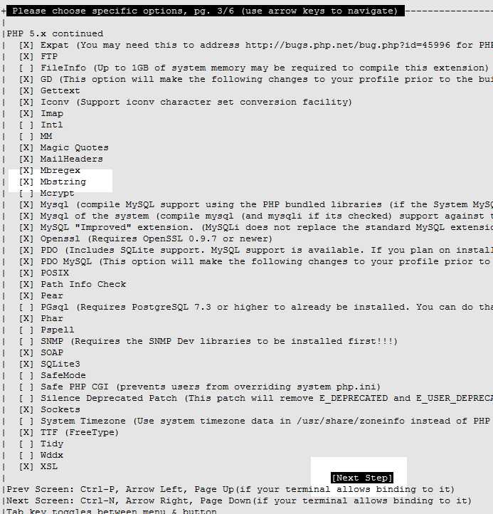Установка mbstring через пакетный менеджер для Linux