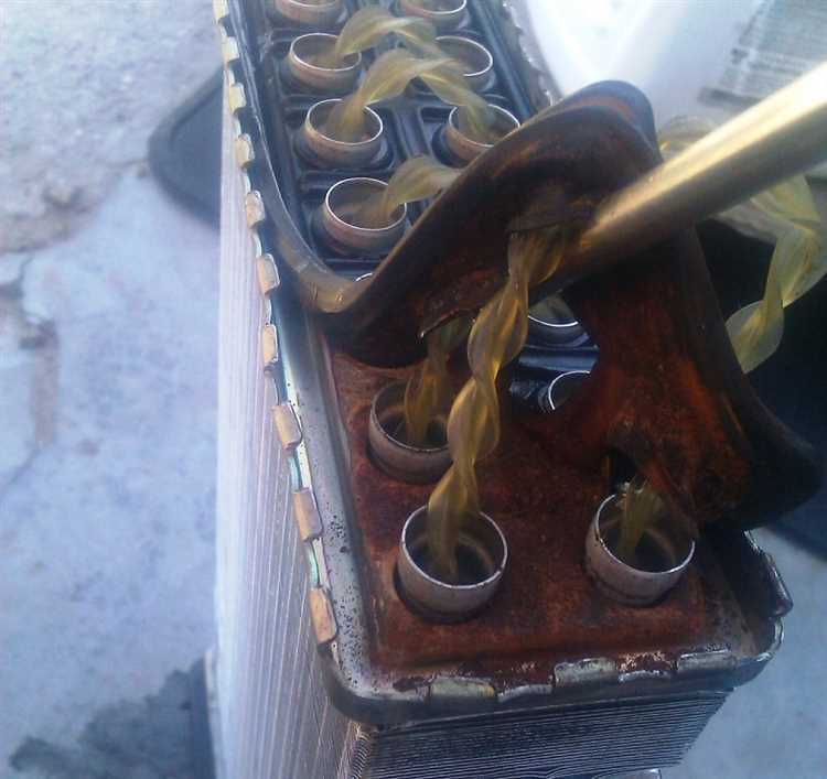 Заполнение системы охлаждения и удаление воздушных пробок