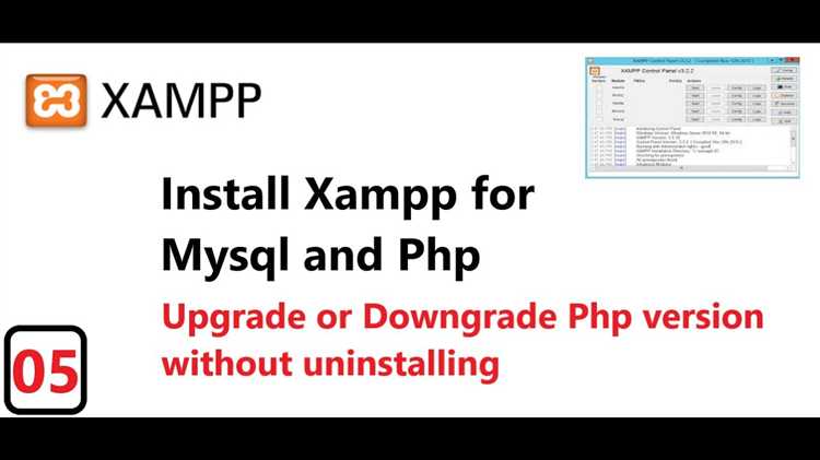 Скачивание новой версии PHP для XAMPP