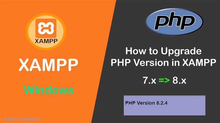 Замена папки PHP в директории XAMPP