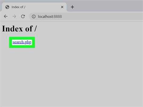 Как использовать локальный сервер для разработки PHP